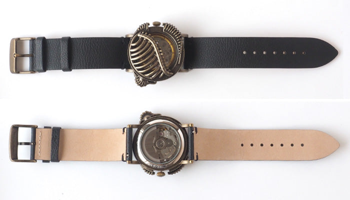 DEDEGUMO Handmade Watch Rib Silver Men's Women's [M33-2-SV] Kyoto Handmade Watch Brand 