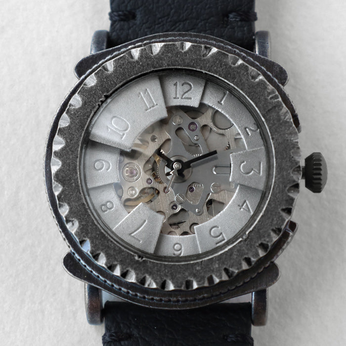 DEDEGUMO Handmade Watch Brass Tokei 3-2 Silver Men's Women's [M33-3-sv] Kyoto Kyoto Handmade Watch Brand 