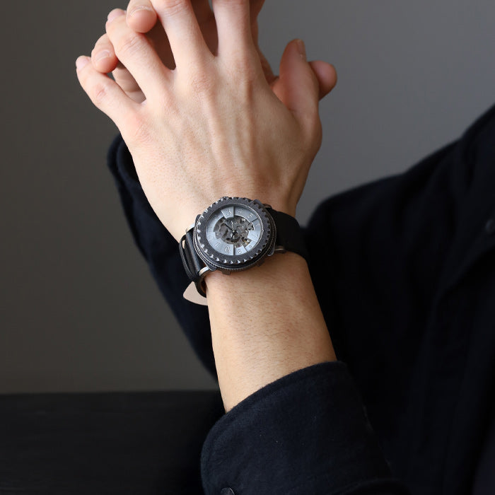 DEDEGUMO Handmade Watch Brass Tokei 3-2 Silver Men's Women's [M33-3-sv] Kyoto Kyoto Handmade Watch Brand 