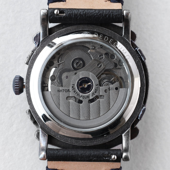 DEDEGUMO Handmade Watch Brass Tokei 3-2 Silver Men's Women's [M33-3-sv] Kyoto Kyoto Handmade Watch Brand 