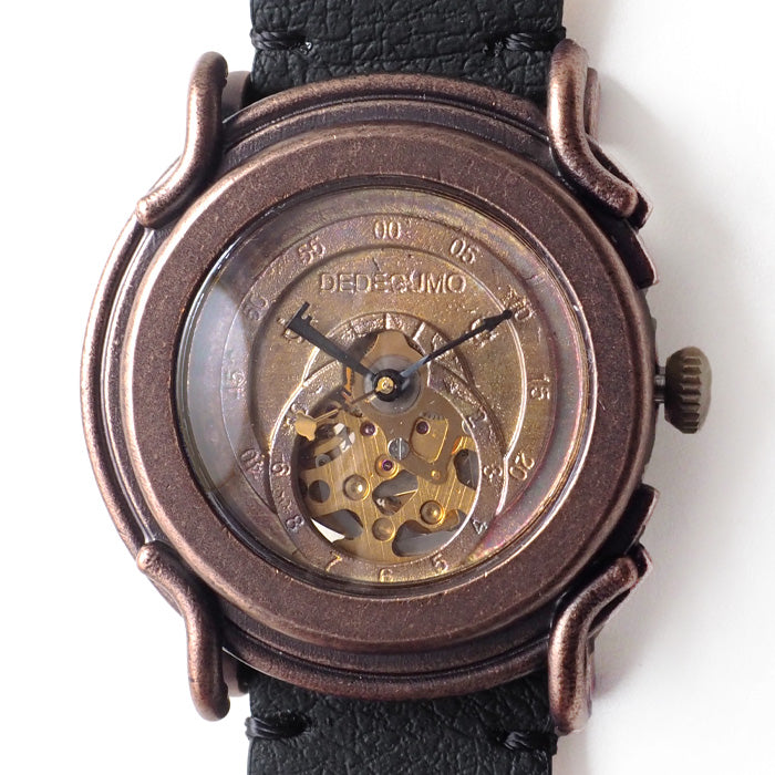 DEDEGUMO Handmade Wristwatch Space Compass Gold Men's Women's [M33-4-GD] Kyoto Handmade Watch Brand 