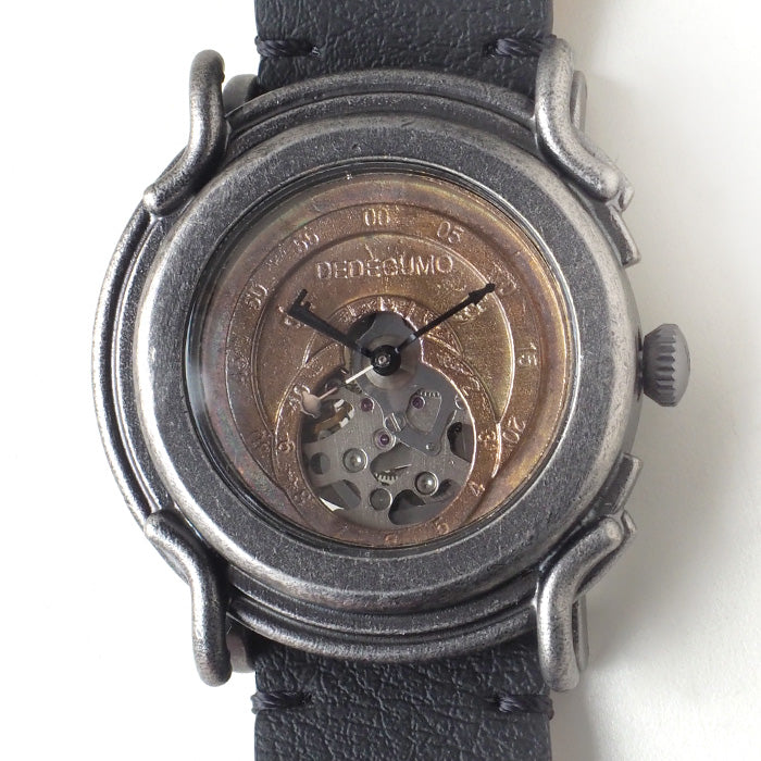DEDEGUMO Handmade Wristwatch Space Compass Silver Men's Women's [M33-4-SV] Kyoto Handmade Watch Brand 