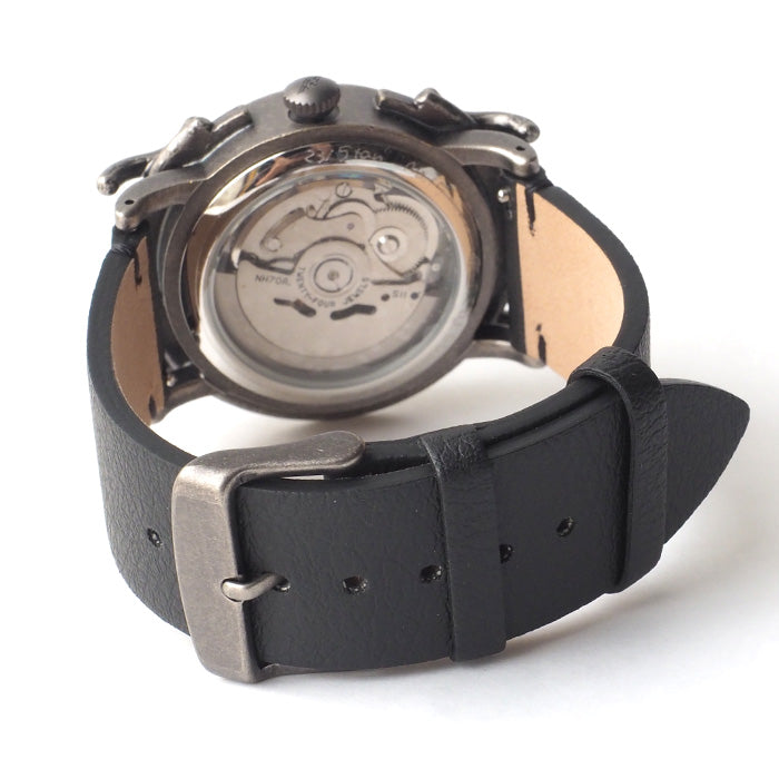 DEDEGUMO Handmade Wristwatch Space Compass Silver Men's Women's [M33-4-SV] Kyoto Handmade Watch Brand 