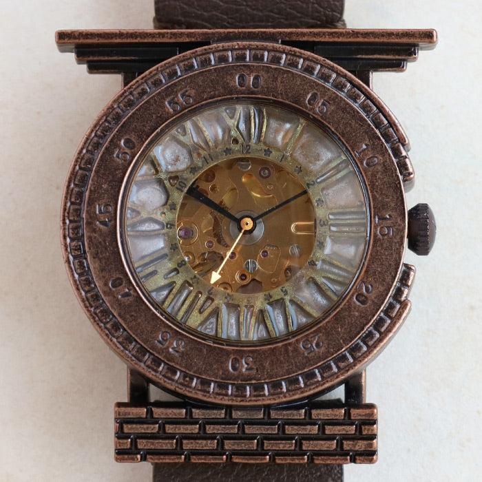 DEDEGUMO Handmade Mechanical Watch Mechanical Tower Gold Automatic Men's & Women's [M33-5-gd] Kyoto Handmade Watch Brand