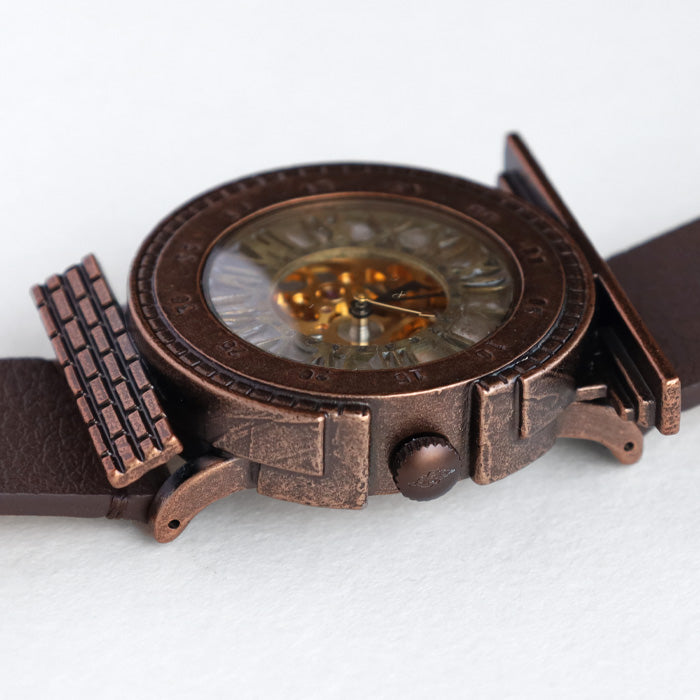 DEDEGUMO Handmade Mechanical Watch Mechanical Tower Gold Automatic Men's & Women's [M33-5-gd] Kyoto Handmade Watch Brand
