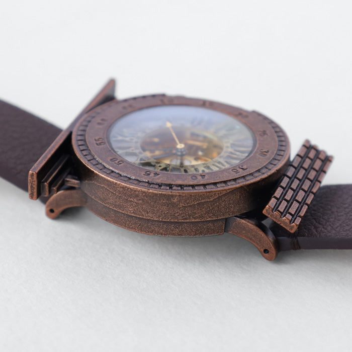 DEDEGUMO Handmade Mechanical Watch Mechanical Tower Gold Automatic Men's & Women's [M33-5-gd] Kyoto Handmade Watch Brand