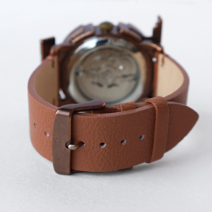 DEDEGUMO Handmade Watch Mechanical Tower Silver Automatic Mechanical Watch Men's Women's [M33-5-sv] Kyoto Handmade Watch Brand 