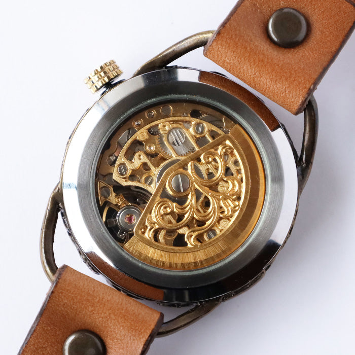 KINO (Kino) handmade watch hand winding mechanical back skeleton mekanyan [MEKANYAN] 