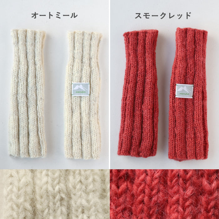 [Choose from 4 colors] merciful hand warmer wool blend women's gloves arm warmer smartphone computer long [MF3407]