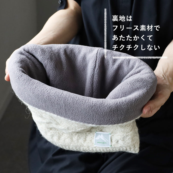 [6 colors] merciful mittens, jacquard knit, wool fleece, 2-way, for women [MF4405] Nepal, hand-knitted, knit brand