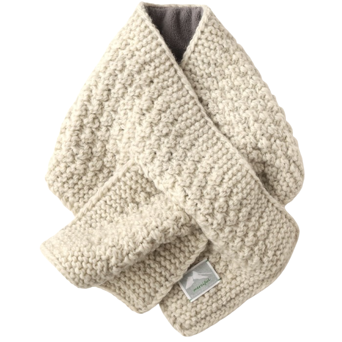 [6 colors] merciful wool fleece scarf with insert for women and men [MF4407] Nepalese hand-knitted knit brand