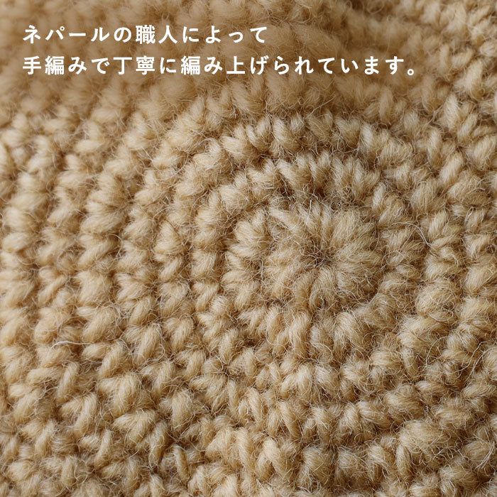 [6 colors] merciful wool bucket hat, hat for women and men, unisex [MF4409] Nepal, hand-knitted, knit brand