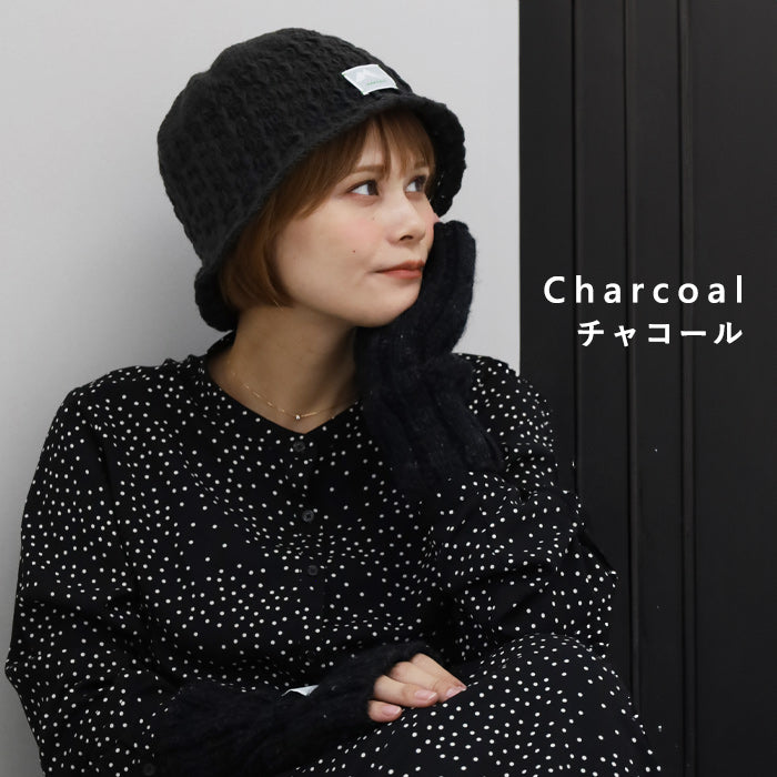 [6 colors] merciful wool bucket hat, hat for women and men, unisex [MF4409] Nepal, hand-knitted, knit brand