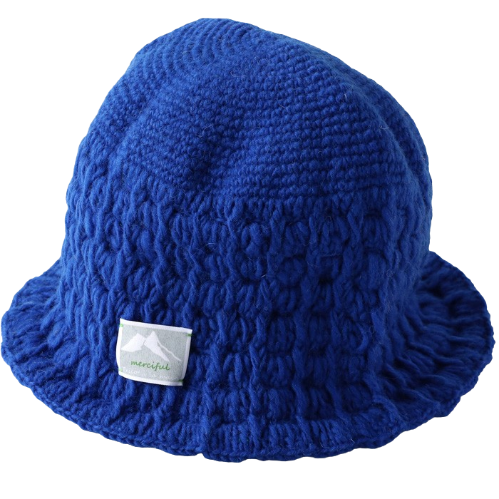 [6 colors] merciful wool bucket hat, hat for women and men, unisex [MF4409] Nepal, hand-knitted, knit brand