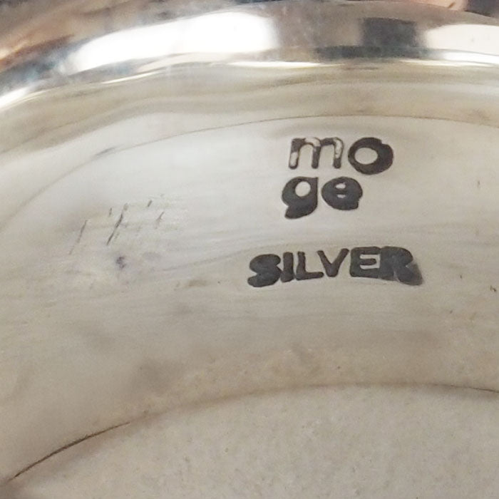 moge Silver Accessories: Memories of the Moon - Giraffe - Silver Ring, 10mm, Men's and Women's [mo-R-016], Handmade by Accessory Artist Koji Yamaguchi, Brand, Matching Ring 