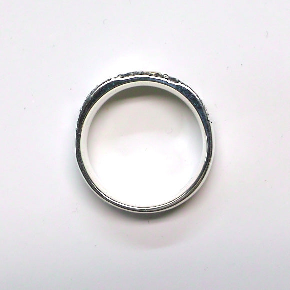 moge（モゲ） 手作りシルバーアクセサリー  あの空の下-森のゴリラ- シルバーリング 9mm [mo-R-047]