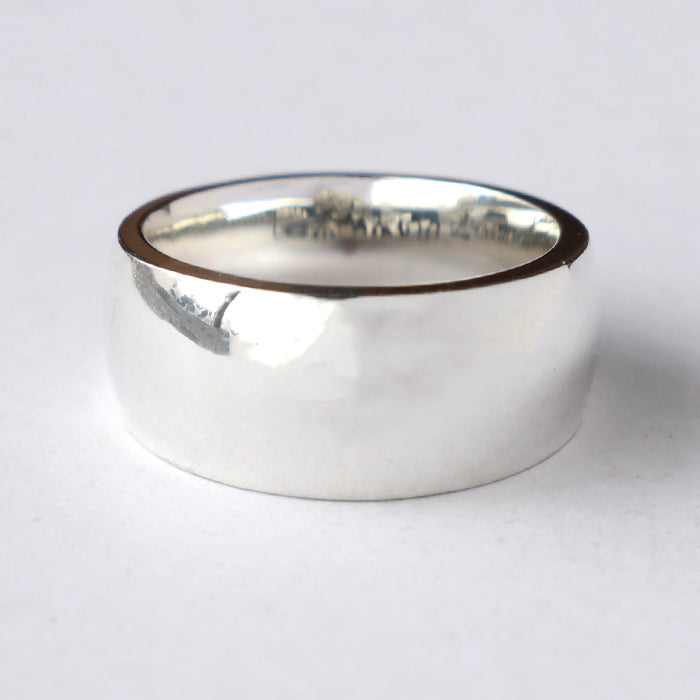 moge Handmade Silver Accessories We Were Looking at the Same Moon - Sheep - Silver Ring 10mm [mo-R-101] Koji Yamaguchi Accessories Artist Handmade Brand