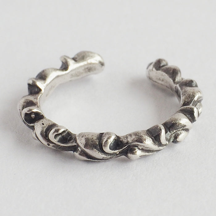 [Choose from 2 colors] marship handmade accessories arabesque ear cuff silver 925 for one ear [MS-MI-11]