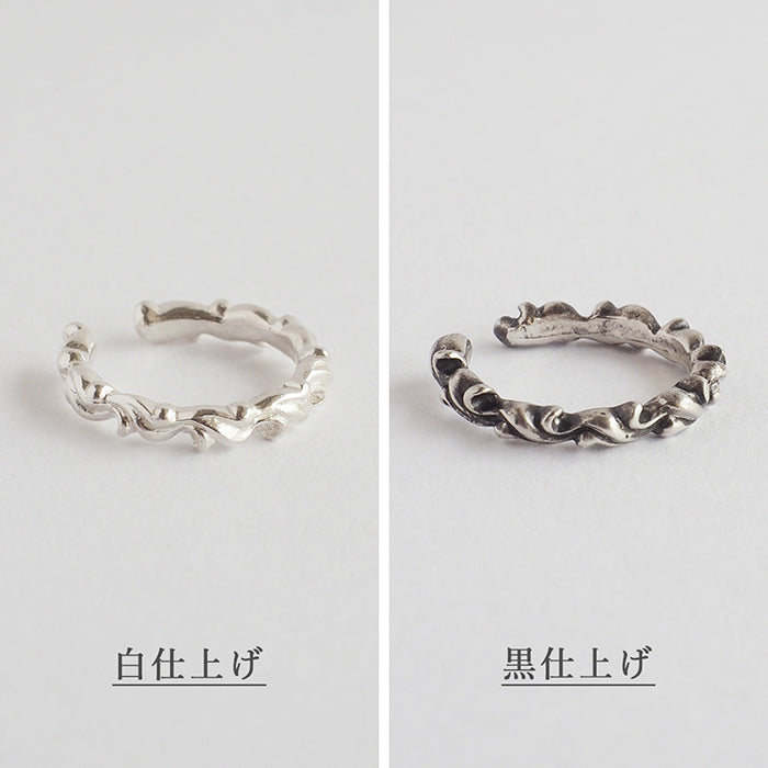 [Choose from 2 colors] marship handmade accessories arabesque ear cuff silver 925 for one ear [MS-MI-11]