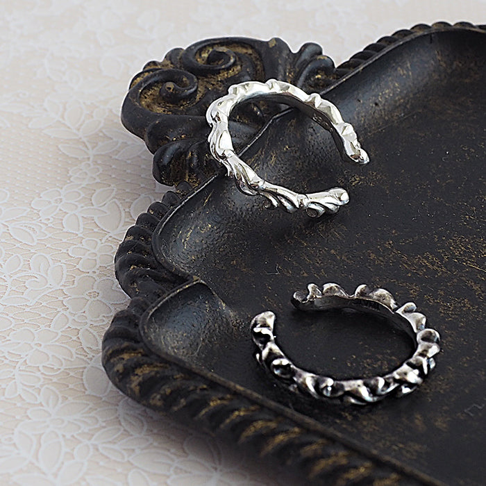 [Choose from 2 colors] marship handmade accessories arabesque ear cuff silver 925 for one ear [MS-MI-11]