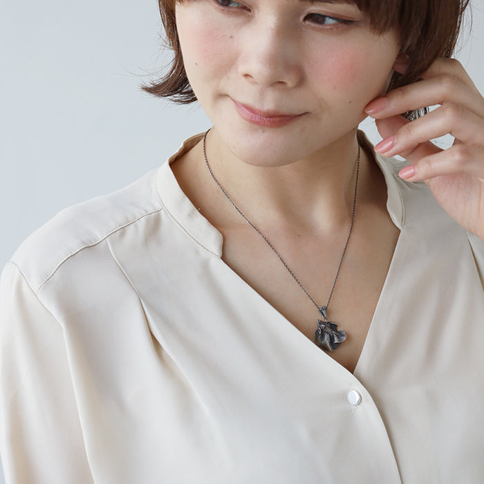 [Choose from 2 colors] marship handmade accessories full moon beta pendant silver 925 [MS-PD-15]