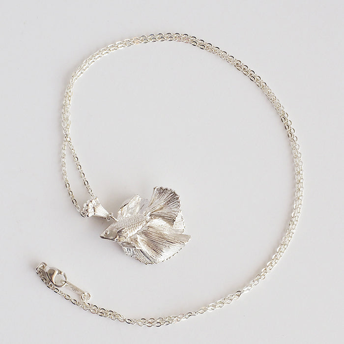 [Choose from 2 colors] marship handmade accessories full moon beta pendant silver 925 [MS-PD-15]