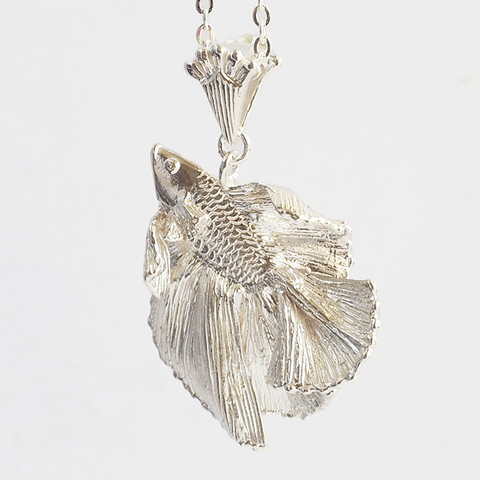 [Choose from 2 colors] marship handmade accessories full moon beta pendant silver 925 [MS-PD-15]