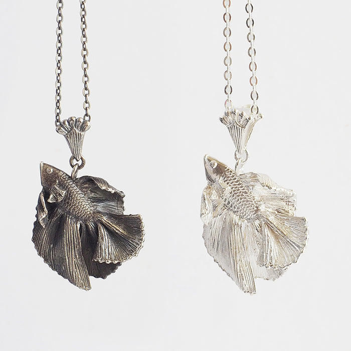 [Choose from 2 colors] marship handmade accessories full moon beta pendant silver 925 [MS-PD-15]