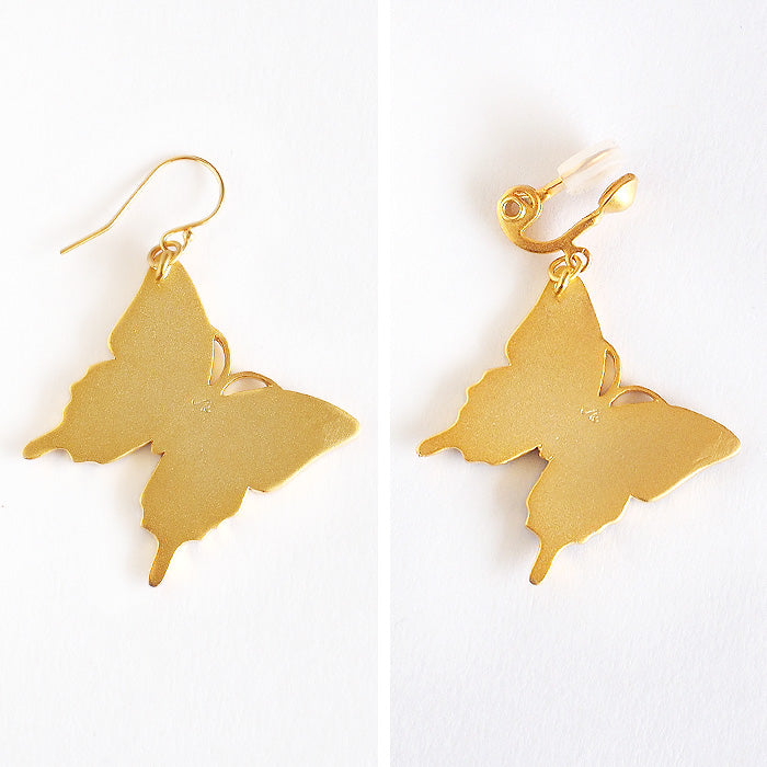 naturama (Naturama) Blue morpho butterfly pierced earrings / earrings L size both ears set [NA02BY] You can choose from 2 types 