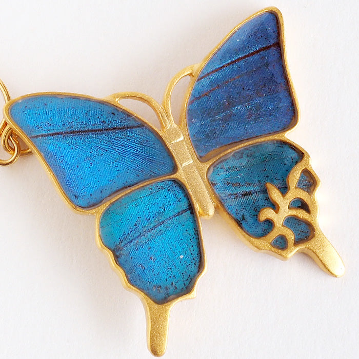 naturama (Naturama) Blue morpho butterfly pierced earrings / earrings L size both ears set [NA02BY] You can choose from 2 types 