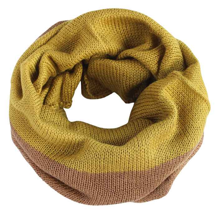 Hasegawa Shoten Silk Neck Warmer Two-tone Color Women's [NE0664A] Snood Neck Cover 