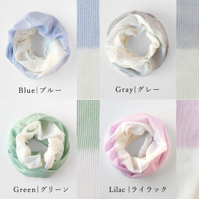 Hasegawa Silk Neck Cover, Two-Tone Color, Women's [NE0820], Hasegawa Shoten, Ichinomiya City, Aichi Prefecture, Silk Brand Neck Warmer/Snood 