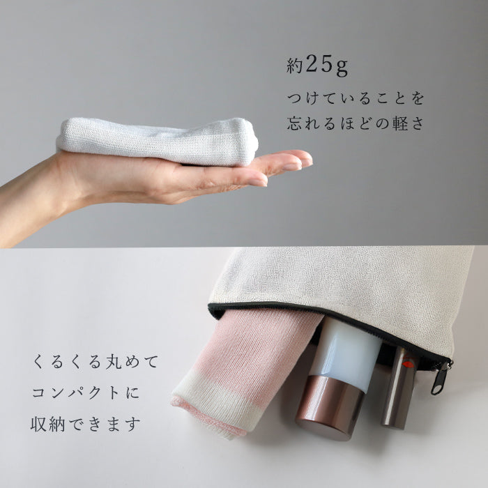 hasegawa（ハセガワ）シルク ネックカバー 2トーンカラー レディース