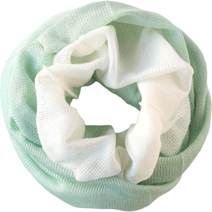 hasegawa（ハセガワ）シルク ネックカバー 2トーンカラー レディース [NE0820] 長谷川商店 愛知県 一宮市 シルク ブランド ネックウォーマー スヌード 絹