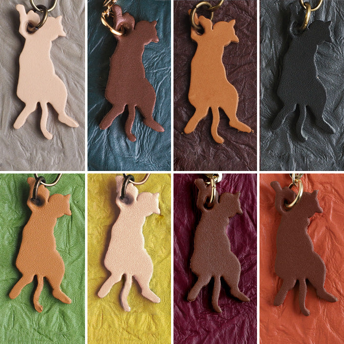 aoneco Key & Card Case [an003] Waji's Protective Cat Project Cat Cat Key Case Key Holder Cute Fashionable Beige Brown Green