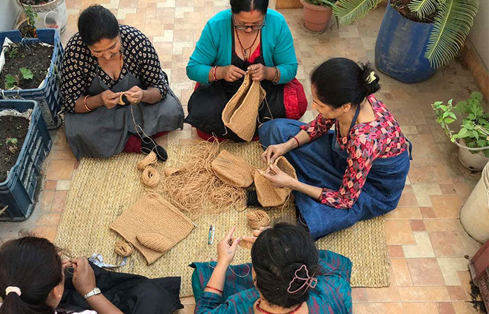 【2色】ENA KUAM (エナクアム) 手抜染プリント エクスプレッショントート [24SKU004] トートバッグ A4 大きめ ハンドメイド