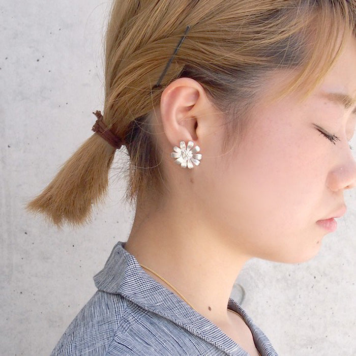 sasakihitomi Margaret Earrings Silver 925 Set of 2 Ladies [No-010] 