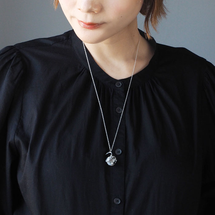 sasakihitomi（ササキヒトミ） スワンのネックレス シルバー925 チェーンタイプ [No-078-CH] 佐々木ひとみ アクセサリー作家 ハンドメイド ブランド