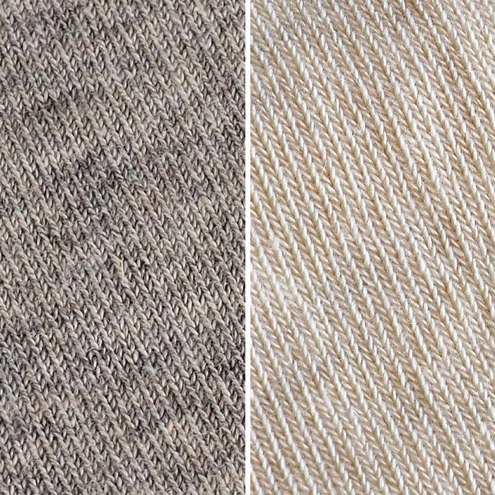 [Choose from two colors] ORGANIC GARDEN Yak x Supima Cotton Elasticless Socks for Women and Men [8-0016] 