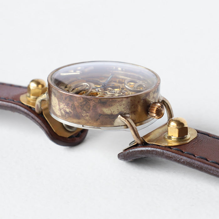 渡辺工房 手作り腕時計 “AMENBO-HW” 手巻き式 35mm [NW-BHW-161] 時計作家 渡辺正明 ハンドメイド ウォッチ 手作り時計