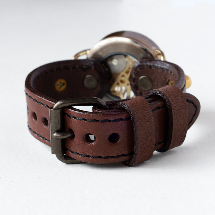 渡辺工房 手作り腕時計 “AMENBO-HW” 手巻き式 35mm [NW-BHW-161] 時計作家 渡辺正明 ハンドメイド ウォッチ 手作り時計