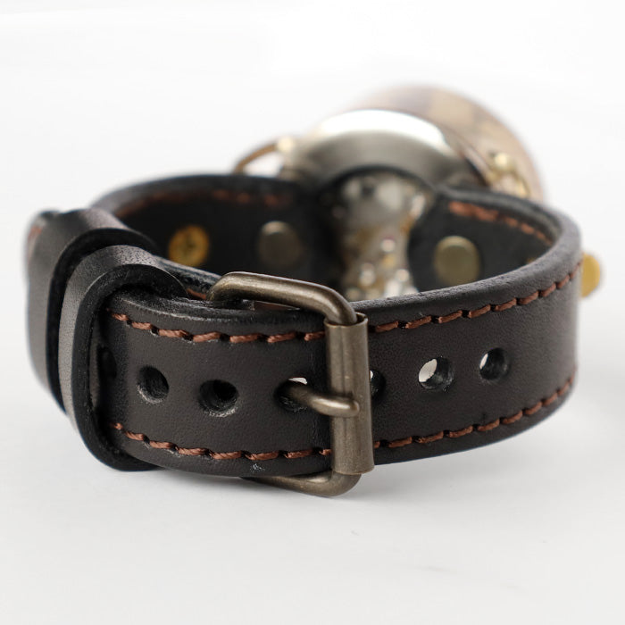 渡辺工房 手作り腕時計 “AMENBO Spiral-HW2” 手巻き式 35mm [NW-BHW-164] 時計作家 渡辺正明 ハンドメイド ウォッチ 手作り時計