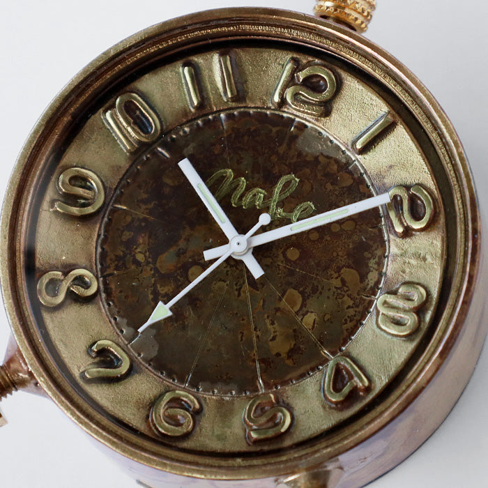 Watanabe Studio Handmade Table Clock "Brass Clock 40mm" Quartz Arabic Numerals [NW-CLK-013] Masaaki Watanabe Clock Maker Handmade Watch Brand