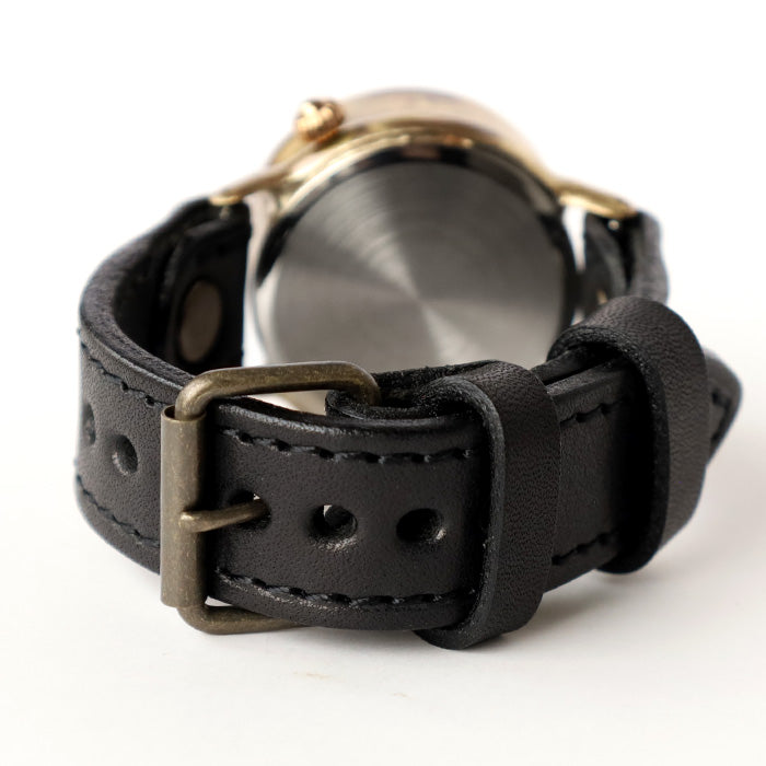 渡邊工房 手工手錶 螺旋指針 大號黃銅石英 [NW-JUM-196] 鐘錶師 渡邊雅明 手工手錶 手工手錶