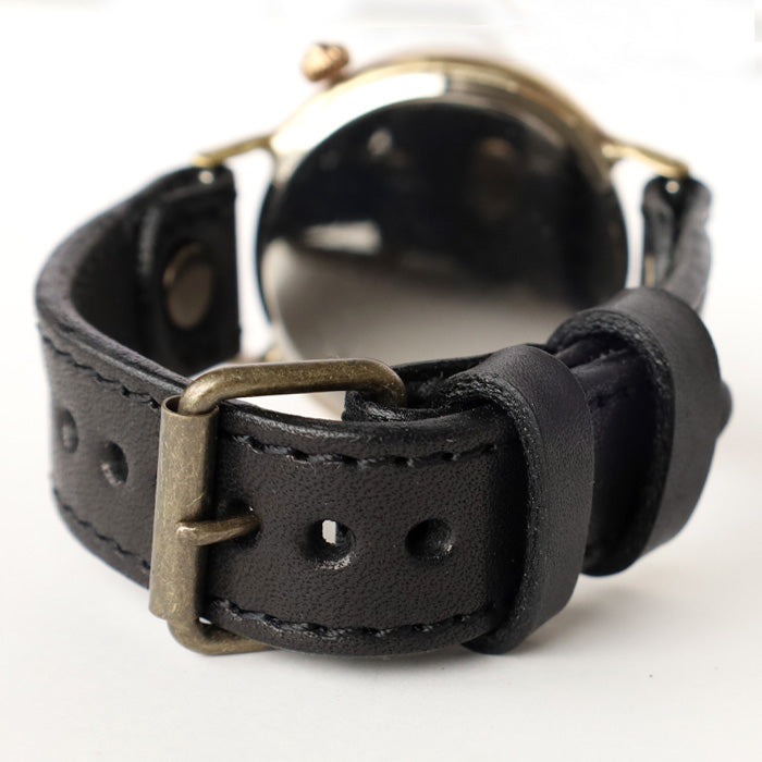 渡辺工房 手作り腕時計 “Spiral Index” メガブラス クォーツ [NW-JUM-197] 時計作家 渡辺正明 ハンドメイド ウォッチ 手作り時計