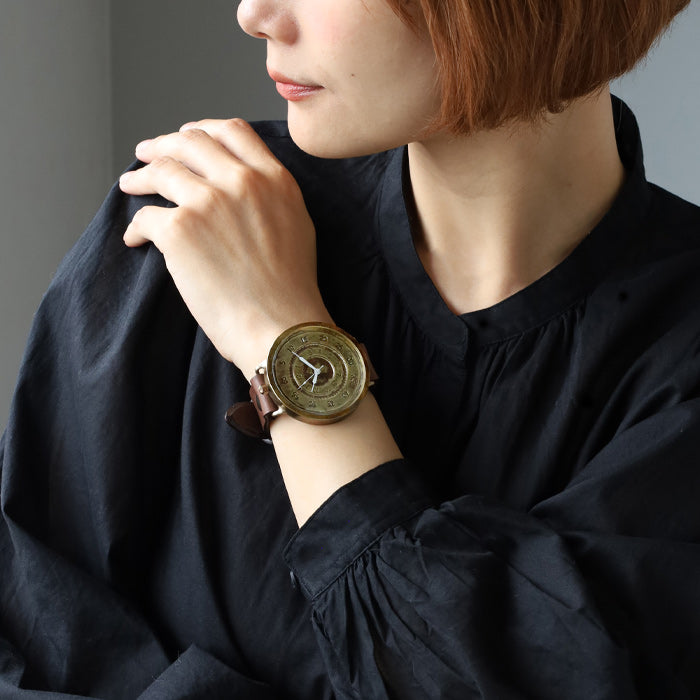 渡辺工房 手作り腕時計 “GIGATIME2-B” 50mm クォーツ  [NW-JUM-200] 渡辺正明 時計作家