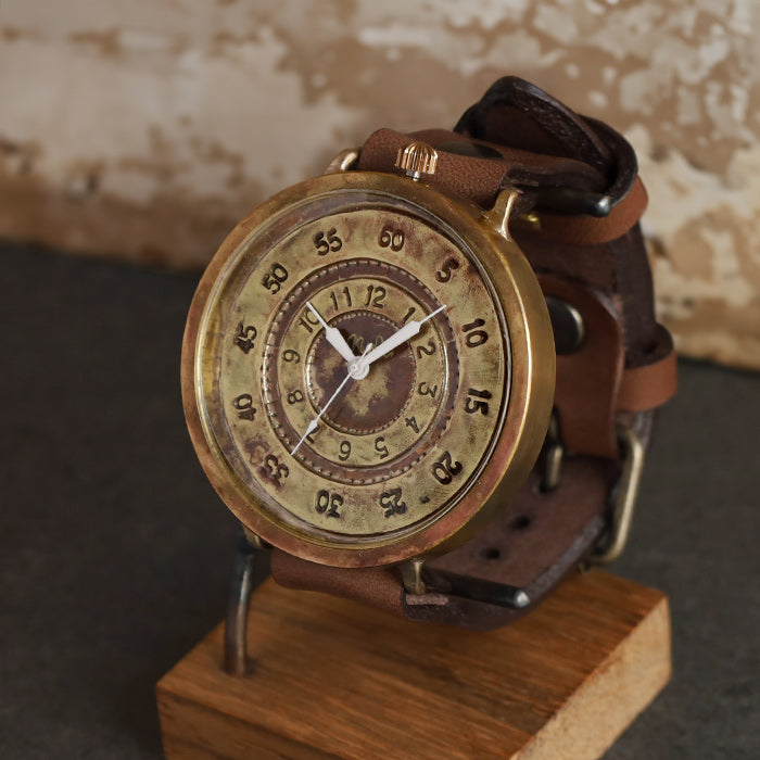 渡辺工房 手作り腕時計 “GIGATIME2-B” 50mm クォーツ  [NW-JUM-200] 渡辺正明 時計作家