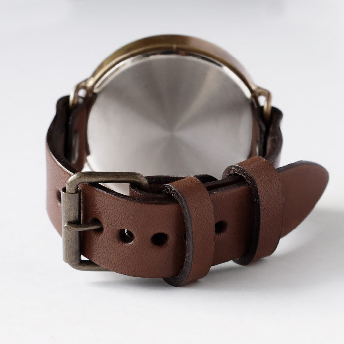 渡辺工房 手作り腕時計 “GIGATIME2-B” 50mm クォーツ  [NW-JUM-200] 渡辺正明 時計作家