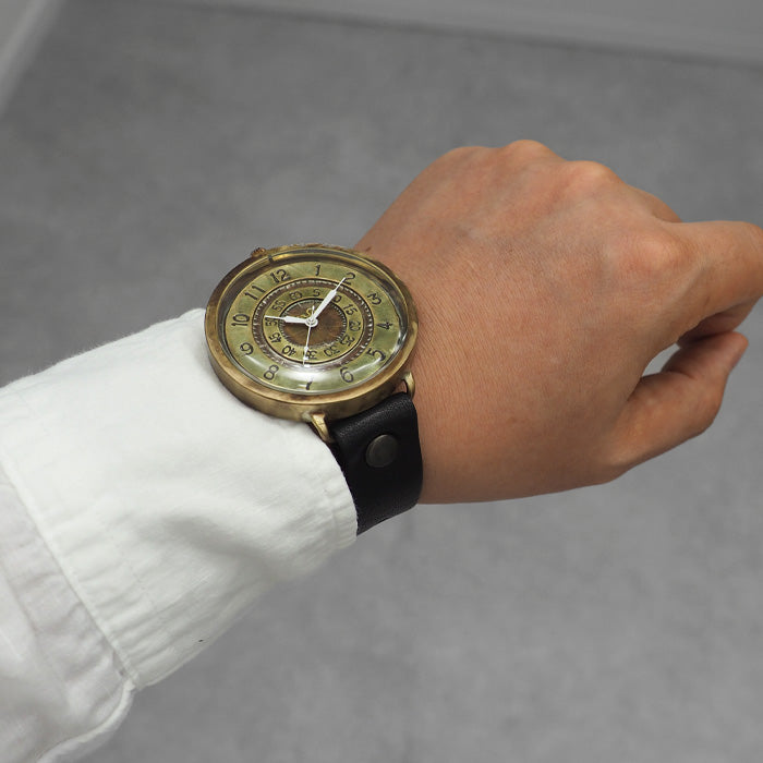 渡辺工房 手作り腕時計 “GIGATIME3-B” 50mm クォーツ [NW-JUM-201] 渡辺正明 時計作家