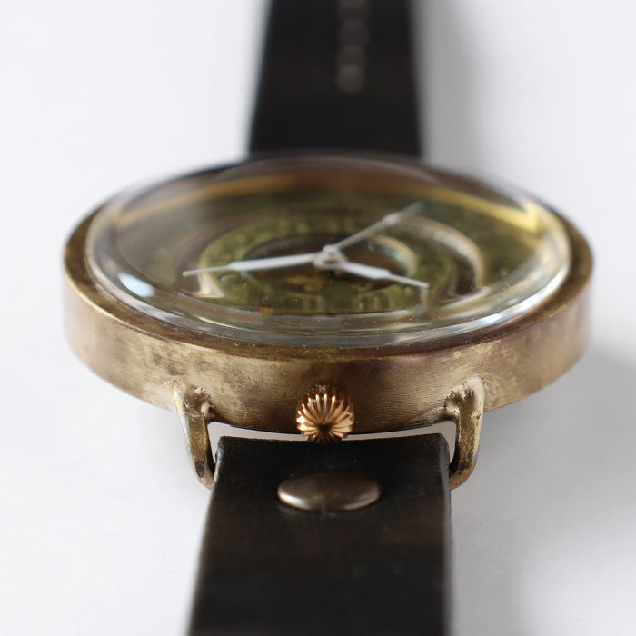 渡辺工房 手作り腕時計 “GIGATIME3-B” 50mm クォーツ [NW-JUM-201] 渡辺正明 時計作家